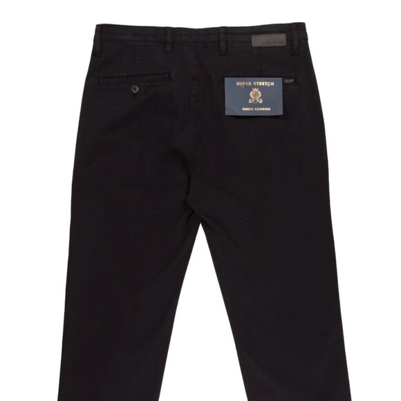 Guide London Navy Overdyed Side Pocket Chino Pants - Picture 2 of 3